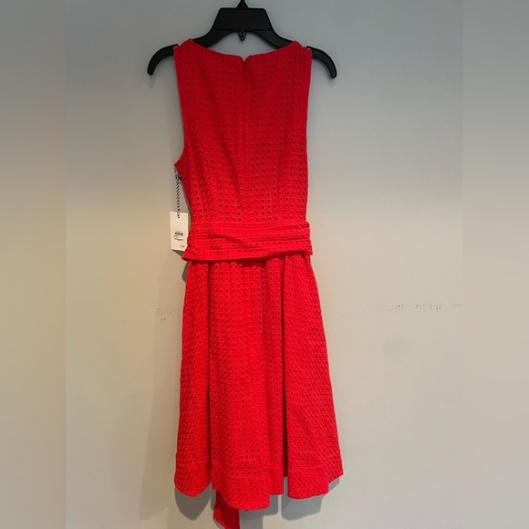 Nordstrom 1901 Red Eyelet Dress - Picture 2 of 5